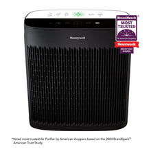 Honeywell InSight Series HEPA Air Purifier for Home, Extra-Large Rooms, includes Air Quality Monitor, Reduces Allergens, Smoke, Wildfire Smoke, Dust, Pollen, Pet Dander and More, Black, HPA5300B