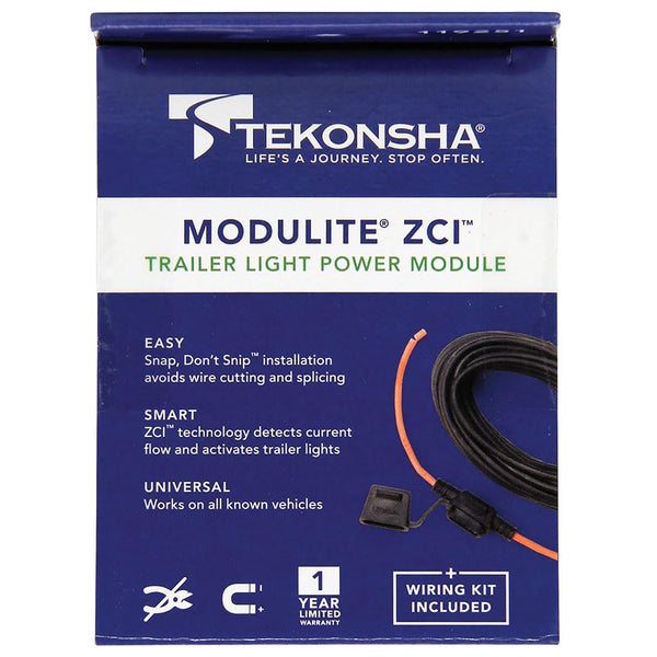 TEKONSHA 119251 ZCI Zero Contact Interface Universal ModuLite® & Installation Kit, Universal Wiring Harness, Circuit Protected, Works with 2 or 3 Wire Systems, 12-Volt Vehicle Systems Only