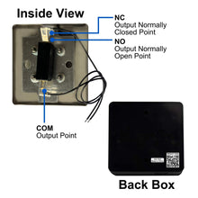 Visionis 4 Pack FPC-8913 VIS-7039 Wired Handicap Stainless Steel Square Push to Exit Button Switch for Access Control with NC COM and NO Outputs with Back Box Included