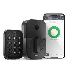 Yale Security Lock 2 Deadbolt, Black Smart Keyless Entry Door Lock with Wi-Fi Connected Touch Keypad and Smart Lock, YRD430-WF1-BSP