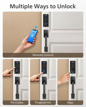 Philips Wi-Fi Smart Lock with Handle, Keypad Door Lock Keyless Entry Door Lock with Handle, Front Door Lock Set with WiFi Gateway, App Control, Fingerprint Unlock, PIN Code Unlock, Auto Lock