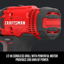 CRAFTSMAN V20 MAX Cordless Drill and Impact Driver, Power Tool Combo Kit with 2 Batteries and Charger (CMCK200C2AM)