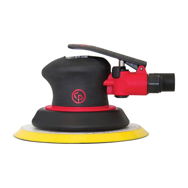 Chicago Pneumatic CP7255 - Air Random Orbital Sander Tool, Home Improvement, Woodworking Tools, Polisher, Rust Removal, Sanding Tool, Non-Vacuum, PSA, 6 Inch (150 mm), 0.28 HP / 210 W - 12000 RPM, One Size, Factory