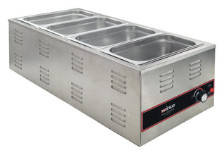 Winco Electric Portable Food Pan Warmer, 1500 W, 120V, 4/3 Size