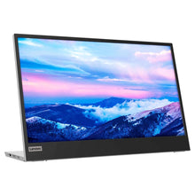 Lenovo L15 Portable Monitor, 15.6” Display, Full HD Resolution, IPS Panel, 250 nits Brightness, 60Hz Refresh Rate, USB-C Ports, Height-Adjustable Stand, Flicker-Free Technology, Grey