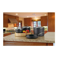 Cuisinart 66-7P1 Chef's Classic Nonstick Hard-Anodized 7-Piece Cookware Set, Black