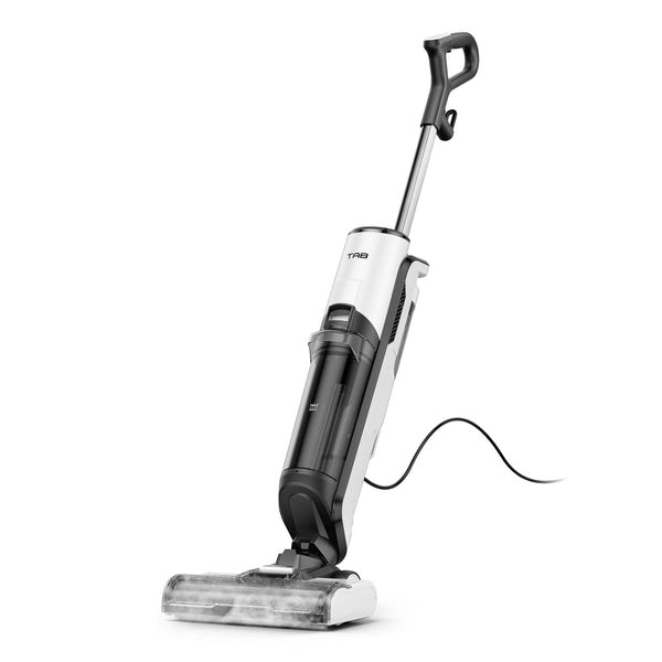 TAB iVapor S5 Steam Cleaner Vacuum Mop All in One - Wet Dry Vacuum Cleaner for Hard Floors, Steamer Vac Combo, Electric Mop with Scrub Brush, 1200 r/min Extremely High Brush Rotation Speed