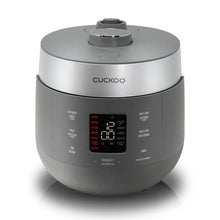 CUCKOO CRP-ST1009FG 10-Cup (Uncooked) / 20-Cup (Cooked) Twin Pressure Rice Cooker & Warmer with Nonstick Inner Pot, 16 Menu Modes, 3 Voice Guide, Auto Clean (Gray)