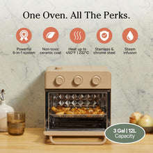 Our Place Wonder Oven | 6-in-1 Air Fryer & Toaster Oven with Steam Infusion | Compact, Countertop Friendly, Fast Preheat, Multifunctional | Air Fry, Toast, Roast, Bake, Reheat & Broil | Steam