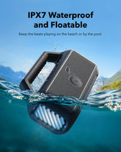 soundcore Boom 2 By Anker, Outdoor Speaker, 80W, Subwoofer, BassUp 2.0, 24H Playtime, IPX7 Waterproof, Floatable, RGB Lights, USB-C, Custom EQ, Bluetooth 5.3, Portable for Camping, Beach, and Backyard