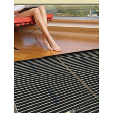 QuietWarmth Float 2-in-1 QWARM15X166F120 Radiant Floor Heating Mat for Below Laminate, Wood, Luxury Vinyl Floating Flooring- Cuttable Mat Size 1.5'x16.7' 120 Volt (Covers 25sf) Two mats in one!