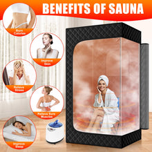 X-Vcak Sauna Box, Portable Steam Sauna, Portable Sauna for Home, Sauna Tent with Steamer, 9 Levels, 2.6’ x 2.6’ x 5.9’