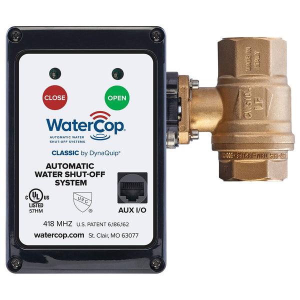 WaterCop Classic Motorized Actuator with 3/4 Inch Water Valve