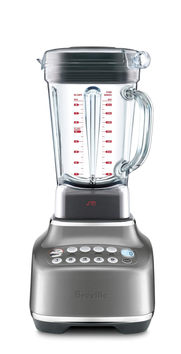 Breville BBL820SHY Q Commercial-Grade Home Blender, Smoked Hickory