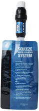 Sawyer Products SP129 Squeeze Water Filtration System w/ Two 32-Oz Squeeze Pouches, Straw, and Hydration Pack Adapter