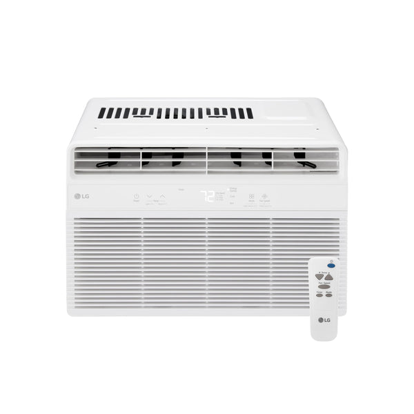 LG LW5025R Window Air Conditioner with Remote, Digital Control, Ultra-Quiet Compact-Size Cools 150 Sq.Ft. for Small Room, Washable Filter AC Unit Easy Installation, 115V, 5000 BTU, White