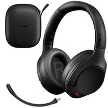 Philips Wireless Headphones Noise Cancelling, Stereo Over Ear Wireless Headphones with Removable Mic, Bluetooth Headset with Microphone, Lightweight and Touch Control, 55 Hours Playtime