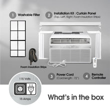 LG LW1025RSMX Window Conditioner, Wi-Fi Enabled w/Remote, 450 Sq.Ft, 4-Way Air Deflection, 3 Cooling and Fan Speeds, 115V, 10000 BTU, White