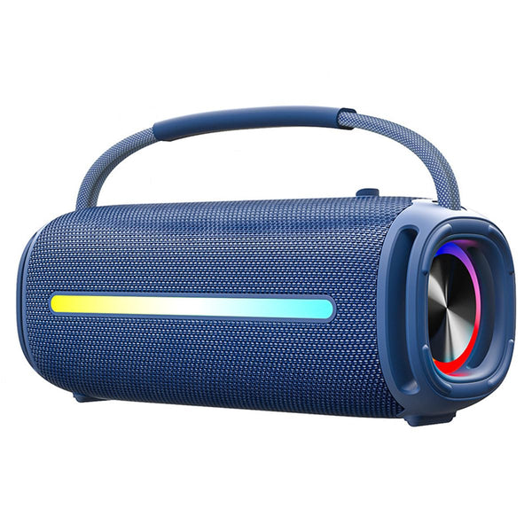 LENOLL Portable Intelligent Wireless Speaker, Dual Speakers, Powerful Sound and Deep Bass, Support U Disk/TF Card Play, Waterproof Bluetooth Speakers for Outdoor,Party,Home,Beach,Camping. Blue