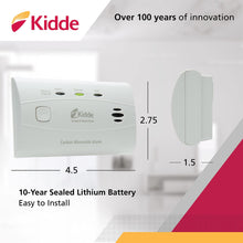 Kidde Carbon Monoxide Detector with 10-Year Battery, 3 LED Lights & Alarm Memory, 6 Pack