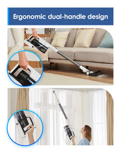 Tineco A20 Cordless Stick Vacuum Cleaner, Powerful Suction, 3 Modes for Multi-Level Messes, 1L Larger Dustbin, Ergonomic Dual-Handle Design, Wall-Mount Dock, LED Headlight