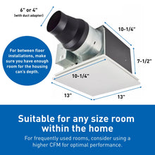 Panasonic WhisperGreen Select (Architectural Models) - Whisper-Quiet Ventilation Fan with Flex-Z Fast Installation & Optional Add-On Modules - FV-0511VKS3S