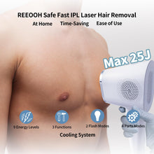 Laser Hair Removal with 9 Energy Levels, 46.4℉ Ice-Cooling Contact IPL Hair Removal for Women, Painless, Effective Hair Removal from Home, for Body & Face