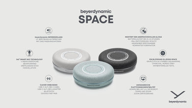 beyerdynamic Space Personal Bluetooth/USB Speakerphone (Nordic Grey)