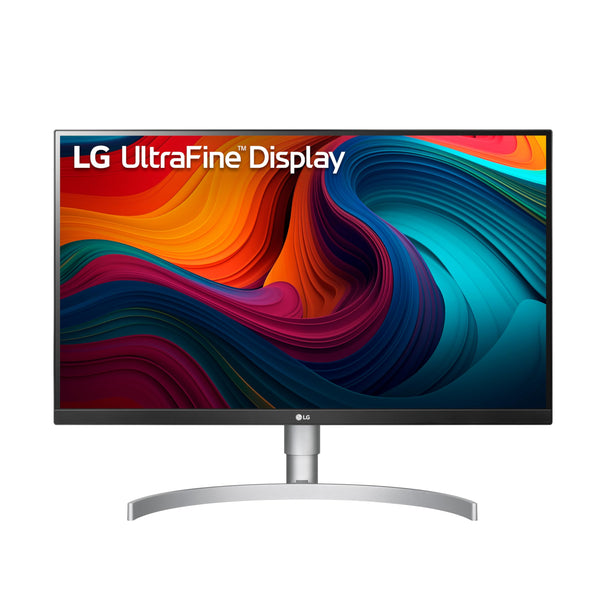 LG UltraFine UHD 27-Inch 4K UHD 2160p Computer Monitor 27UN850-W, IPS with VESA DisplayHDR 400, AMD FreeSync, and USB-C, White,Silver