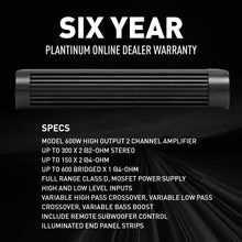 Planet Audio MB600.2D 2 Channel Class D Car Amplifier - 600 Watts, 2 Ohm Stable, Digital, Full Range, Mosfet Power Supply, Great for Speakers and Subwoofers