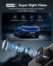 REDTIGER 4K Dash Cam Front and Rear, Touch Screen 3.18 Inch, Voice Control, 5.8GHz WiFi Car Dash Camera with 64GB Card, GPS, UHD 2160P Night Vision, WDR, Emergency Lock, Parking Monitor (F7N Touch)