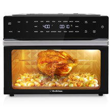 Beelicious 32QT Extra Large Air Fryer, 19-In-1 Air Fryer Toaster Oven Combo with Rotisserie and Dehydrator, Digital Convection Oven Countertop Airfryer Fit 13