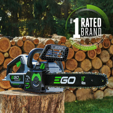 EGO POWER+ Chain Saw, 16” Battery Powered Chainsaw, Electric Cordless, Includes 56V 2.5Ah Battery and Charger – CS1611