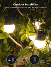 Govee Smart Outdoor String Lights 2, 144ft Outdoor Lights with Dimmable Warm White LED Bulbs, 47 Scene Modes for Patio, Backyard, Balcony, IP65 Waterproof, Works with Alexa, App Control