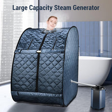 TOPINCN Portable Sauna Box for Home, Personal Sauna Tent with 800W Steamer for Relaxation with Remote Control and Foldable Chair, Full Body Steam Room, Enjoy Quiet and Beautiful Life (US