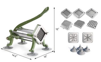 New Star Foodservice 38408 Commercial Grade French Fry Cutter, Complete Combo Sets