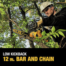 DEWALT 20V MAX* XR Chainsaw Kit, 5-Ah Battery, 12-Inch (DCCS620P1)