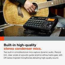 TASCAM DP-008EX 8-Track Digital Pocketstudio Multitrack Recorder, Built-in Mics, Songwriting, Battery Operated