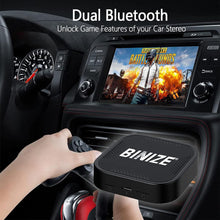 Binize Wireless CarPlay Android AUTO Multimedia Video Box 4G Cellular,4GB+64GB,8Core,Android 13 Built-in Navigation Support SIM&TF Card Bluetooth Support Car with OEM Wired CarPlay/Android Auto