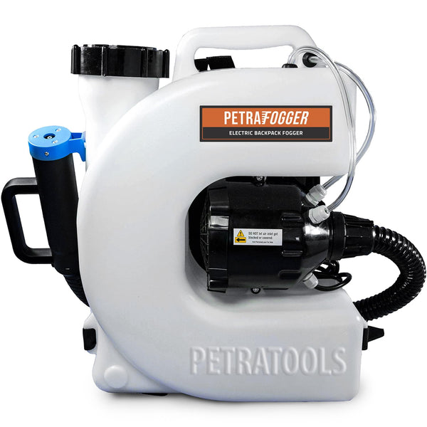 PetraTools Electric Backpack Fogger Machine, ULV Insect Bug Mosquito Fogger, Mosquito Sprayer - Commercial Hose, Padded Straps (4 Gallon)