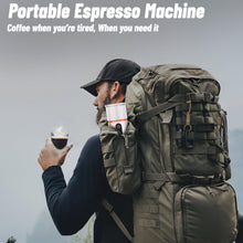 COTGCO Portable Espresso Coffee Maker: 12V Mini Electric Travel Expresso Machine - Automatic Compatible with NS Capsule Machines - for Car Hiking Camping