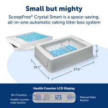 PetSafe ScoopFree Crystal Smart Self-Cleaning Cat Litter Box - WiFi & App Enabled - Hands-Free Cleanup With Disposable Crystal Trays - Less Tracking, Superior Odor Control - Includes a Disposable Tray