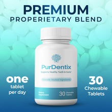 PurDentix Oral Health Probiotic – 4-Strain Formula for Healthy Gums, Teeth & Fresh Breath – 90 Chewable Tablets