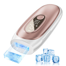 Laser Hair Removal with Speedy Sapphire Ice Cooling, Aopvui Painless IPL Hair Remover Device for Women and Men Depilation Permanent Electrolysis Epilator for Body Hair Reduction on Leg Armpit Bikini