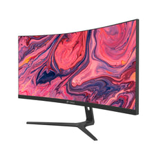 CRUA 30Inch Ultrawide Curved Monitor, 21:9 WFHD(2560x1080P) VA Computer Monitor, 99% sRGB 100HZ 1500R PC Monitors Support FreeSync, Wall-Mounted, with HDMI/DP Display Port-Black