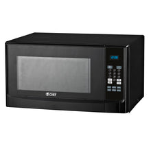 COMMERCIAL CHEF 1.4 Cubic Foot Microwave with 10 Power Levels, Small Microwave with Push Button, 1100 Watt Microwave with Digital Control Panels, Countertop Microwave with Timer, Black