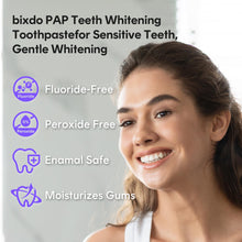 bixdo Electric Toothbrush - Professional Blue Light Whitening + Clean 2 IN 1 with Smart AI, LED Teeth Whitening Kit Sonic Toothbrush with PAP Toothpaste for Sensitive Teeth, 180 Days Long Battery Life