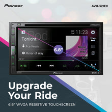 PIONEER 6.8” AVH-521EX Multimedia Receiver - Bluetooth, CD and DVD Playback, Amazon Alexa, Rear Camera Capable