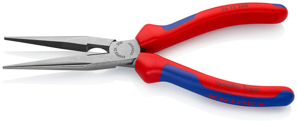 KNIPEX Tools 13 72 8 Forged Wire Stripper, 8-Inch & 74 22 200 Comfort Grip High Leverage Angled Diagonal Cutter & Tools - Long Nose Pliers With Cutter