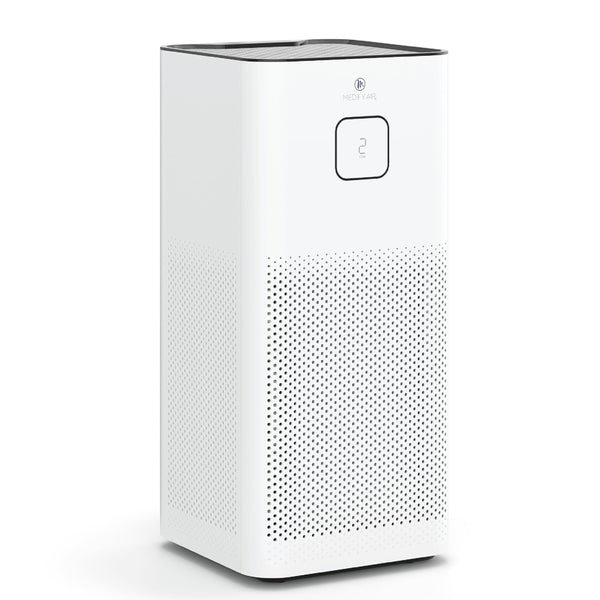 Medify MA-50 Air Purifier V3.0 with True HEPA H13 Filter | 2,640 ft² Coverage in 1hr for Smoke, Wildfires, Odors, Pollen, Pets | Quiet 99.9% Removal to 0.1 Microns | White, 1-Pack